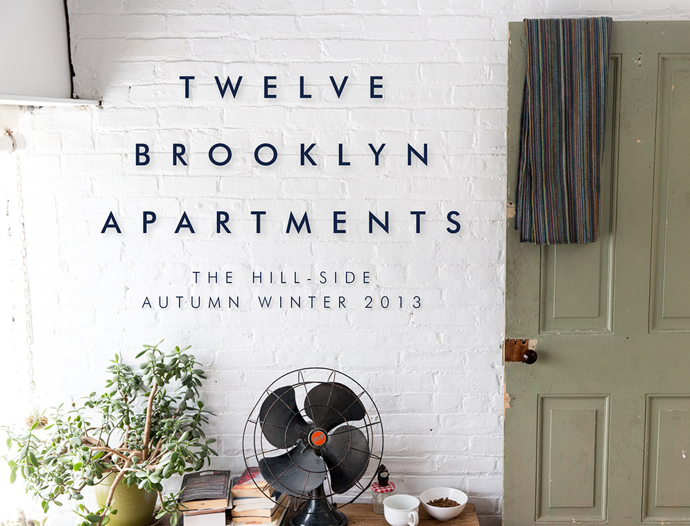 The Hill-Side Autumn/Winter 2013 Lookbook, Cover Image