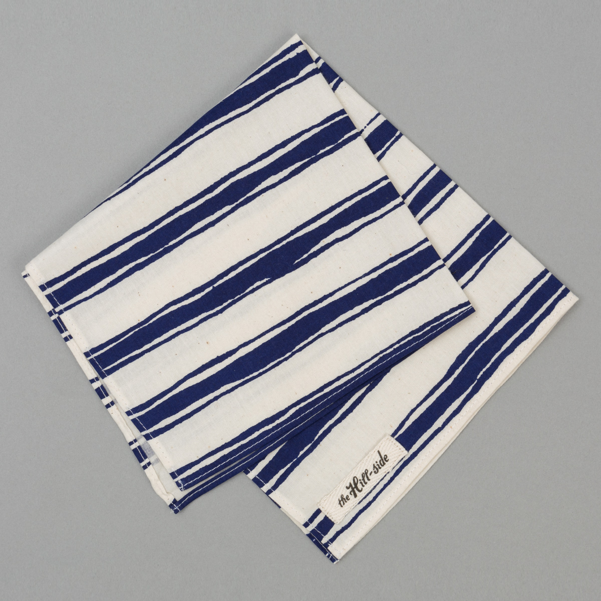 The Hill-Side Endo Stripes Pocket Square