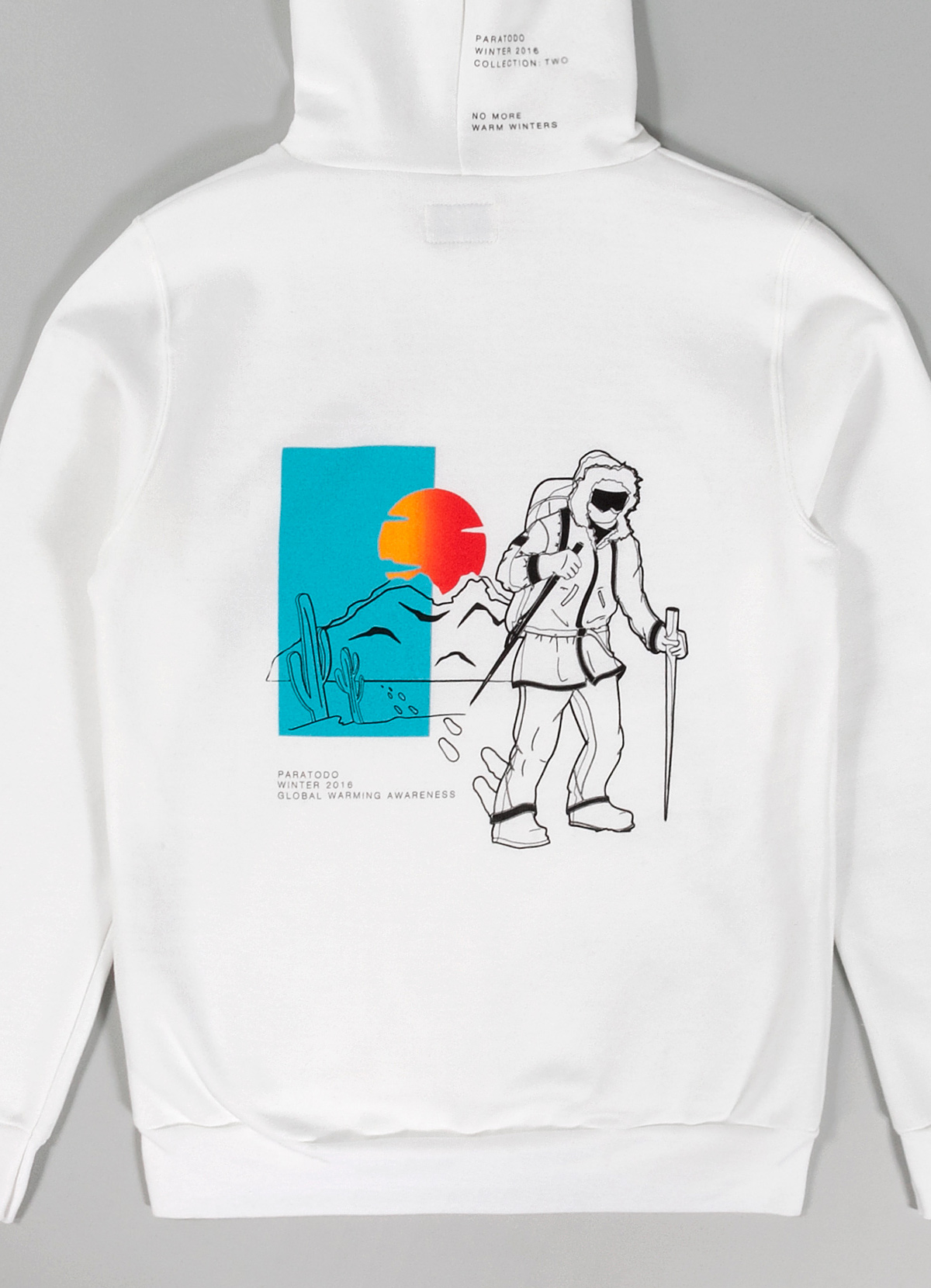 Paratodo Trek Sweatshirt, White