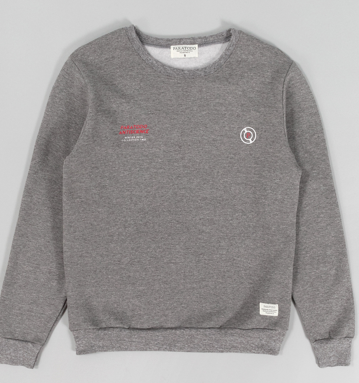 Paratodo Antiscience Sweatshirt, Grey