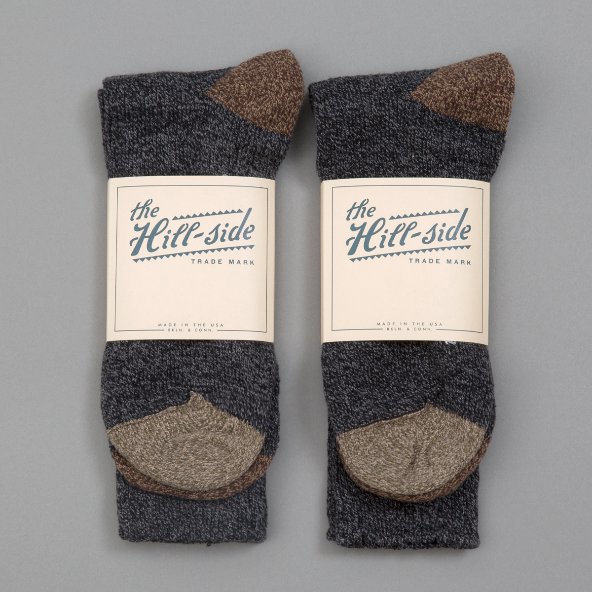 2-Pack Socks, Charcoal